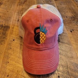 Mesh Back Pineapple Kettlebell cap